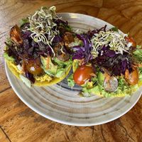 Vegan wrap! Yum!!!  at Curcuma in El Chalten