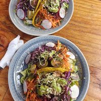 The wraps at Curcuma in El Chalten