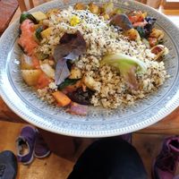 Stuffed eggplant at Curcuma in El Chalten