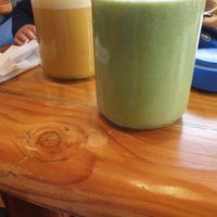 Fresh natural juices at Curcuma in El Chalten