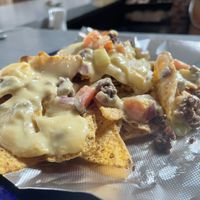 Nachos….impossible meat at Root in Lancaster