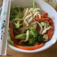Asian noodles  at Root in Lancaster