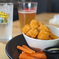 Buffalo tofu app at Root in Lancaster