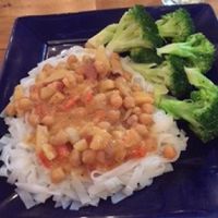 potato curry dish at Root in Lancaster
