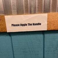Please jiggle the handle!  at Root in Lancaster