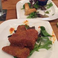 Vegan wings and mozzarella sticks! at Root in Lancaster