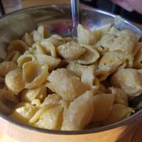 pesto mac n cheese at Root in Lancaster