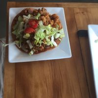 Cauliflower chorizo tostada  at Root in Lancaster