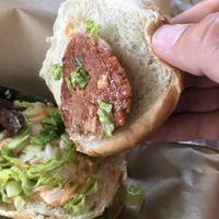 This patty size on the Big Mic actually made me laugh more than anything. Side note: did not taste good   at Root in Lancaster