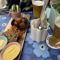 And beer  at Kohvik Must Puudel in Tallinn