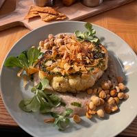 Cauliflower steak  at Kohvik Must Puudel in Tallinn