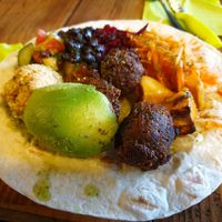 Vegan 'Huevos Racheros' at The Food Press in Almere