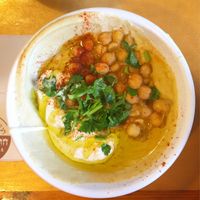 Great hummus! at Hummus Eliyahu - Yokneam in Yokneam