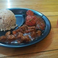 typical set meal at Veggie Delight in Iloilo City