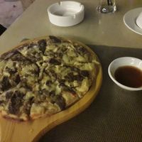 Awesome vegan mushroom pizza at Homefood - Truc Khe in Hanoi