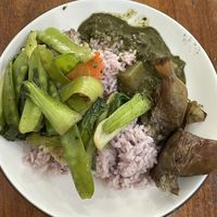   at Vegetarian Restaurant in Vientiane