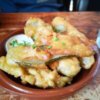 Fried Pickles at Make No Bones in Sheffield