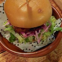 BBQ burger at Make No Bones in Sheffield