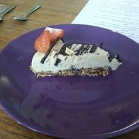 Peanut butter cheesecake at Make No Bones in Sheffield