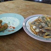 Poutine & Avocado Wings at Make No Bones in Sheffield