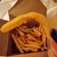 Triple fried parmesan fries! at Make No Bones in Sheffield