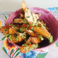 Parmesan chips at Make No Bones in Sheffield