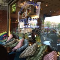 window at Mezebar Bodrum in Amsterdam