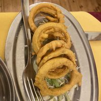 Onion rings   at Yoga Ristorante Indiano in Trieste