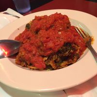 vegan lasagna at Pizza D'Action in Holyoke
