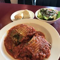 Vegan Lasagna... MUST TRY   at Pizza D'Action in Holyoke