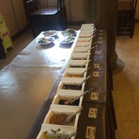 All the sauces at Wenshu Temple Restaurant 心香 in Chengdu