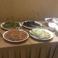 Hot pot ingredients at Wenshu Temple Restaurant 心香 in Chengdu