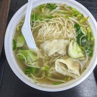 Wonton Noodles soup. at Fou Shi Yuan in Tainan