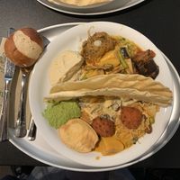 My lunch buffet  at Hiltl - Dachterrasse in Zurich