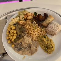 Dinner choices at Hiltl - Dachterrasse in Zurich