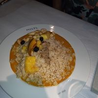 זה מאכל  הודי עם קארי וקאשיו  טעים at Hiltl - Dachterrasse in Zurich