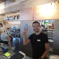 Josh, the manager and vegan 👌🏼 at Hiltl - Dachterrasse in Zurich