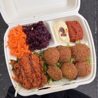 Falafel Teller  at Mr Falafel in Schweinfurt
