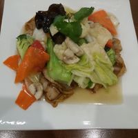 Mixed veggies with noodles at Cay Da Da in Cabramatta