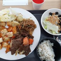 food from the buffet 04-2022 at Seoul National University Vegan Buffet 서울대학교 채식뷔페 in Seoul