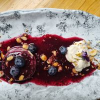 Dessert at Secret Creek Cafe in Lithgow