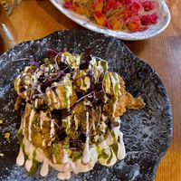 KFC cauliflower and noodle dish   at Secret Creek Cafe in Lithgow