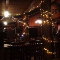 The interior at night at Secret Creek Cafe in Lithgow