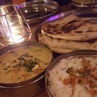 Cashew korma at Spice Box in East London