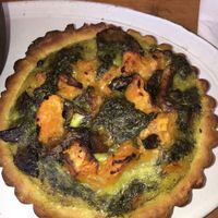 sweet potato quiche (vegan) at Quicheria in Givatayim