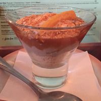 plantains foster dessert (OMG!) at Chive Kitchen in Farmington