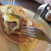 strawberry  rhubarb .... wow ! yum!  at Chive Kitchen in Farmington