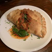 Calzone  at Farelli's Trattoria in Queenstown
