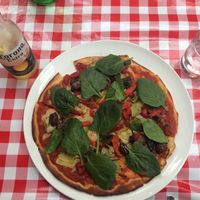 Amazing pizza! at Farelli's Trattoria in Queenstown