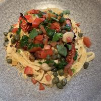 Fettuccine Alfredo  at Farelli's Trattoria in Queenstown